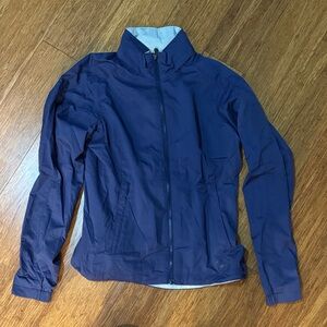 REI Navy Blue Lightweight Windbreaker Jacket